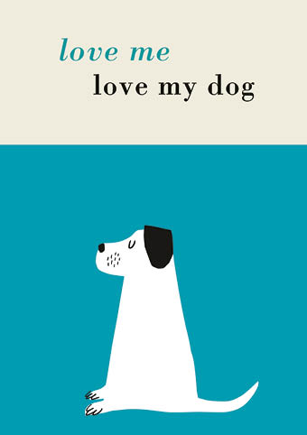 Love My Dog Greeting Card