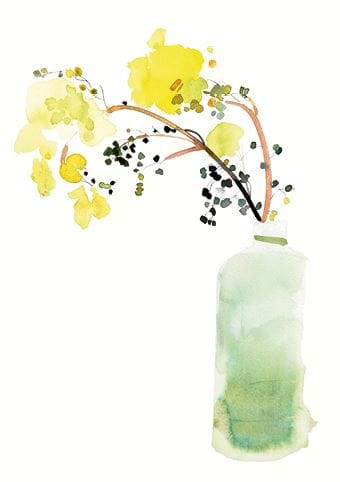 Yellow Bloom Greeting Card