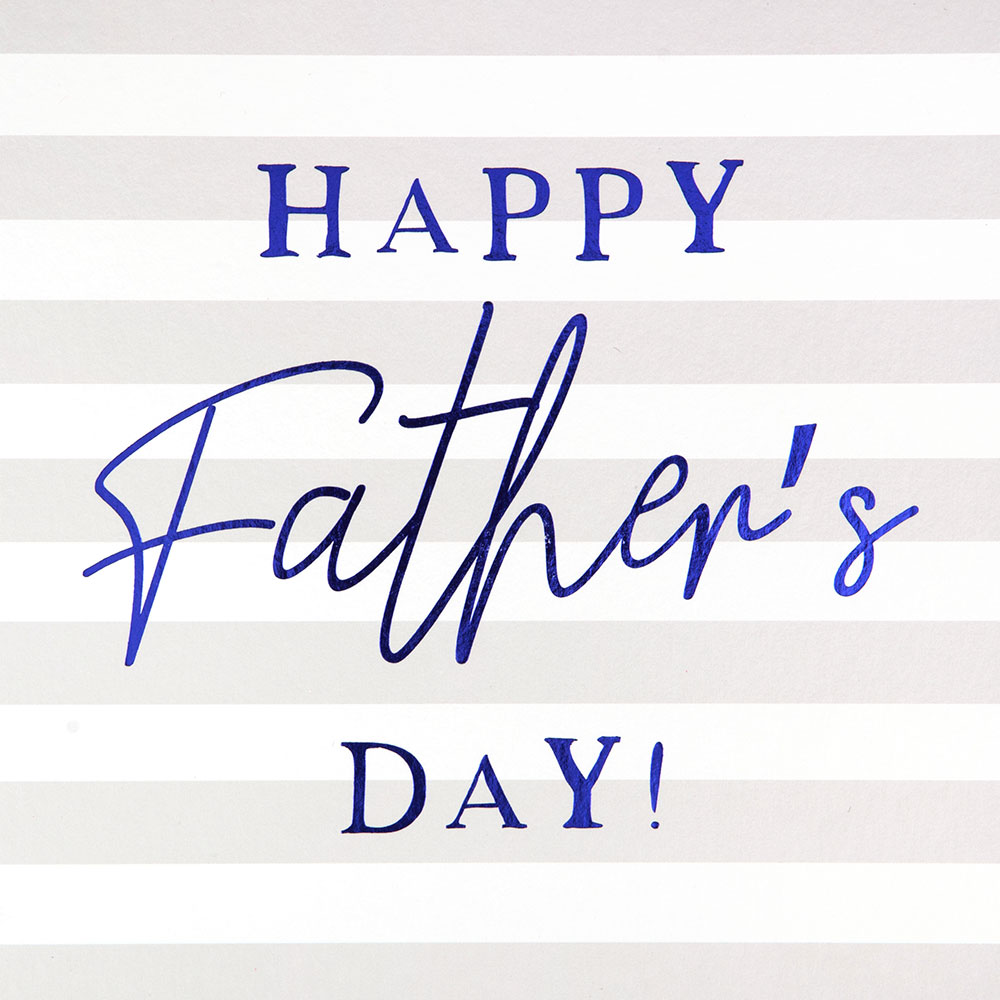 Stripes Father's Day Card