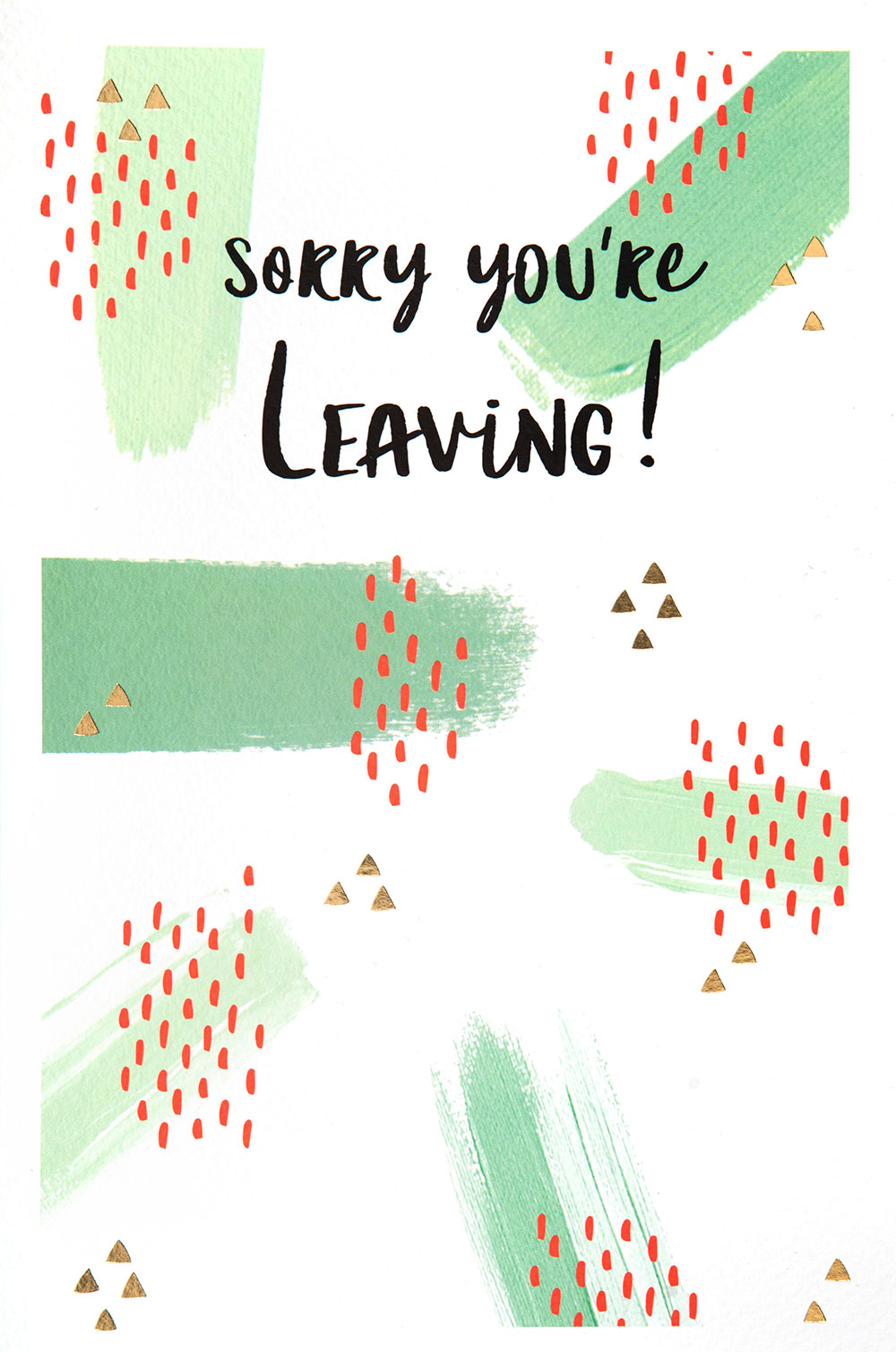 Best Of Luck Leaving Card