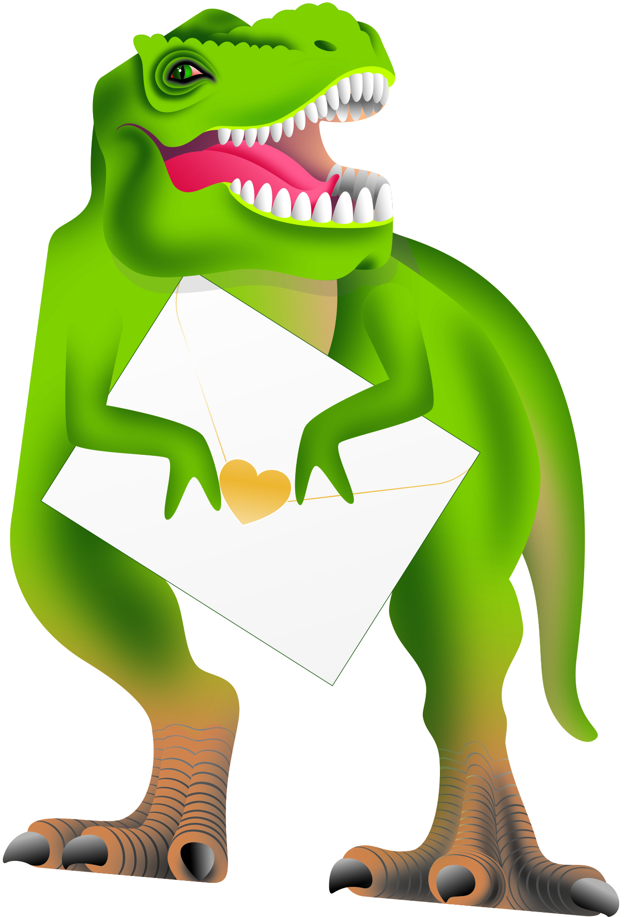 T-Rex Pop 3D Up Birthday Card