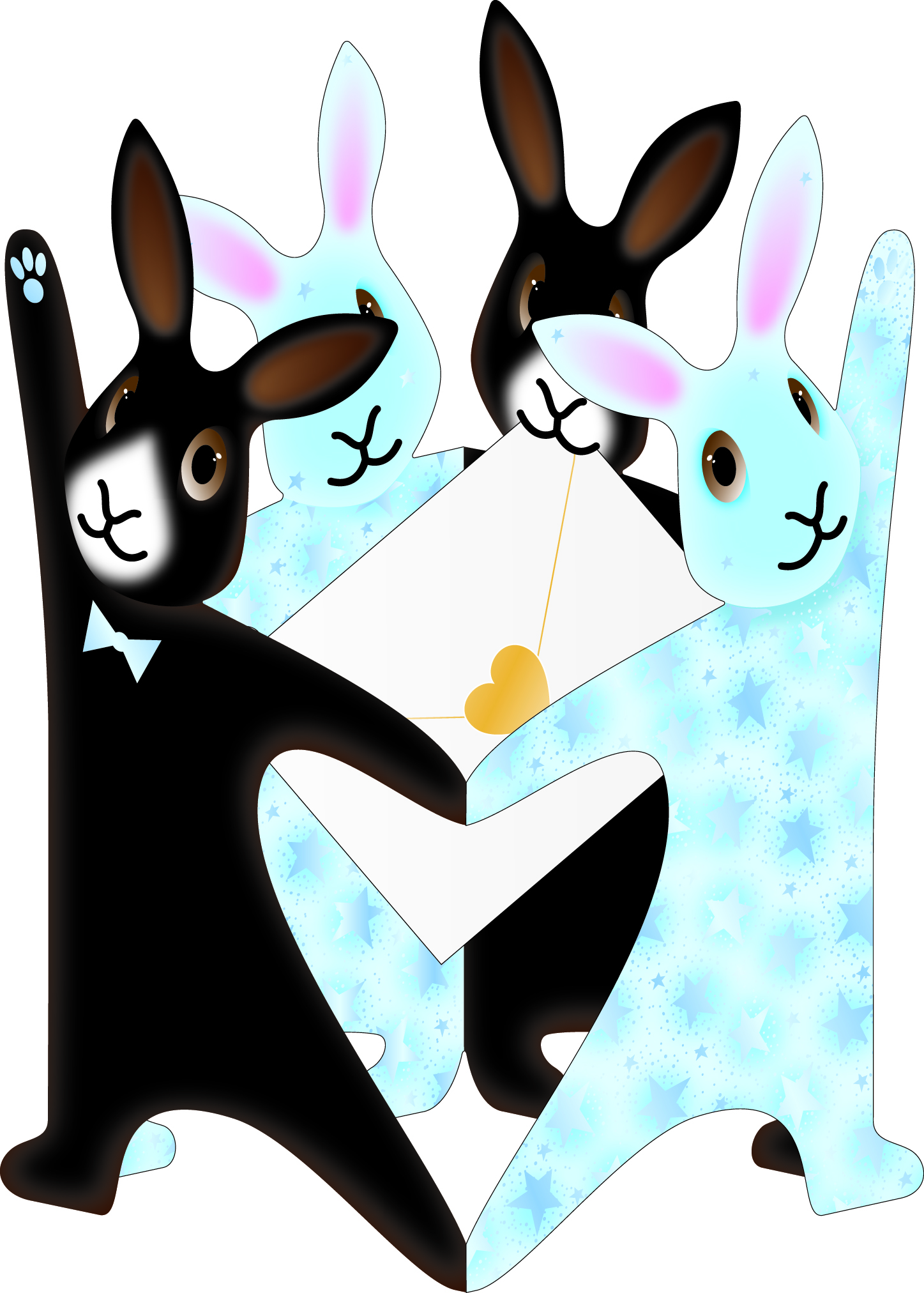Bunnies Pop 3D Up Birthday Card