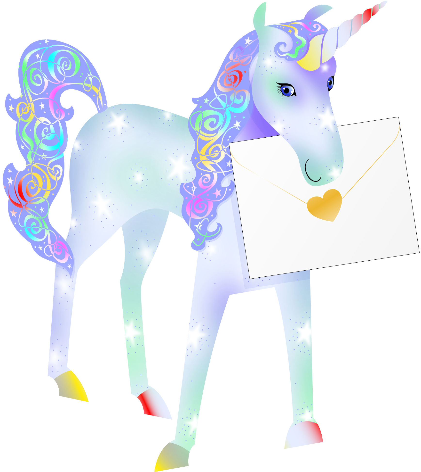 Unicorn Pop 3D Up Birthday Card