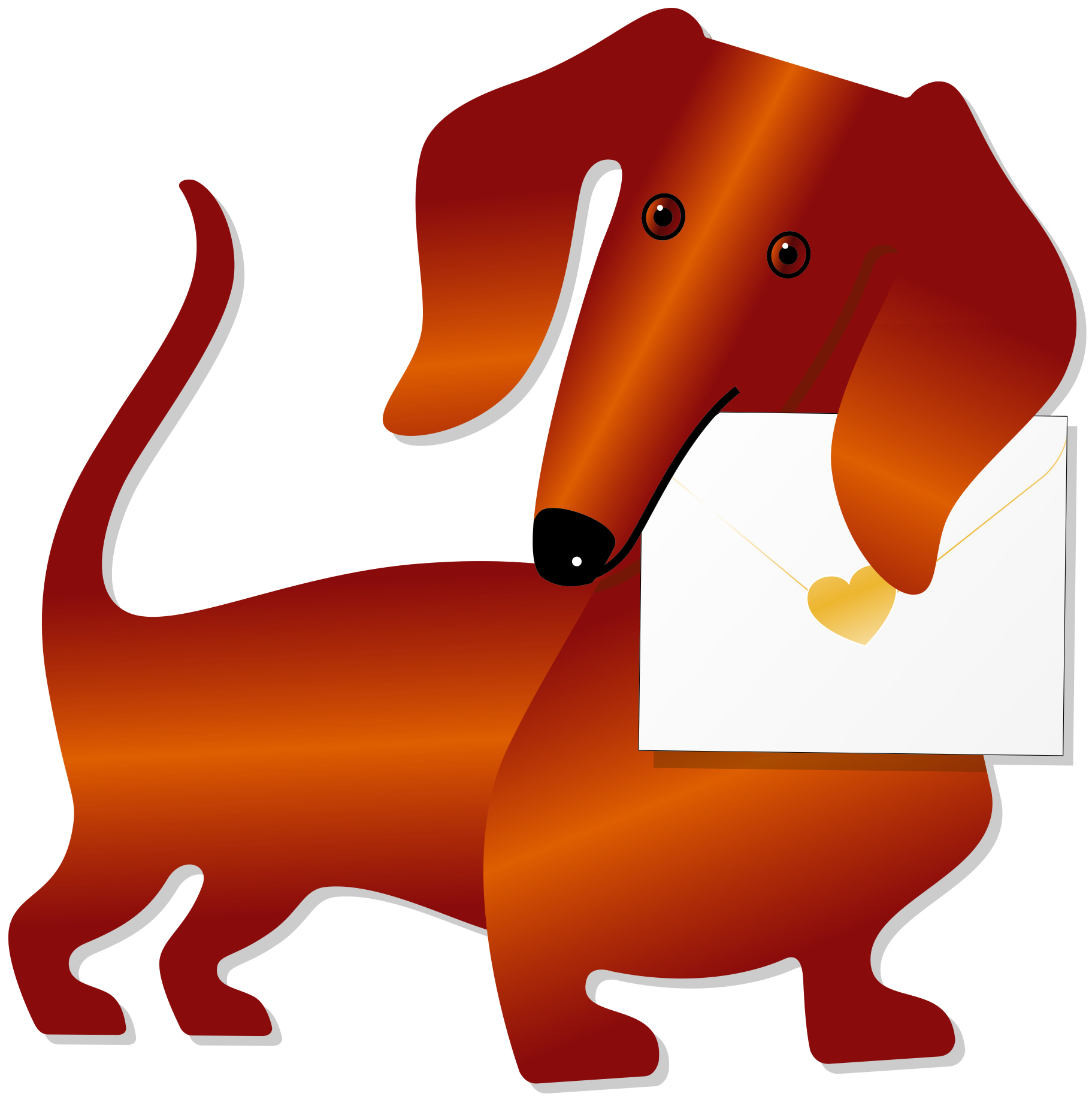 Sausage Dog Pop 3D Up Birthday Card