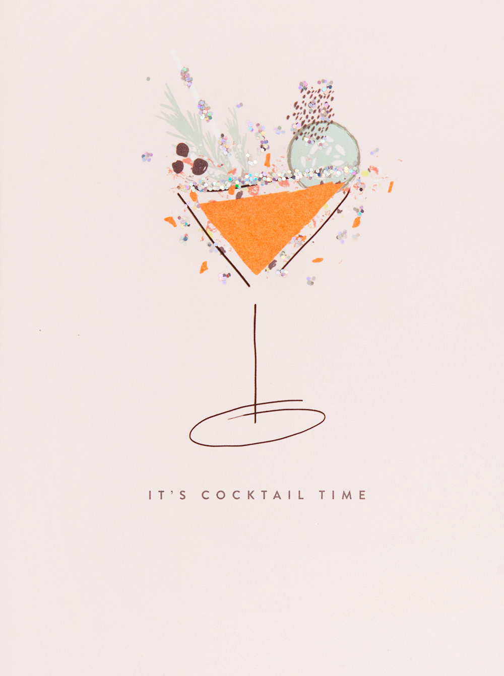 Cocktail Time Birthday Card