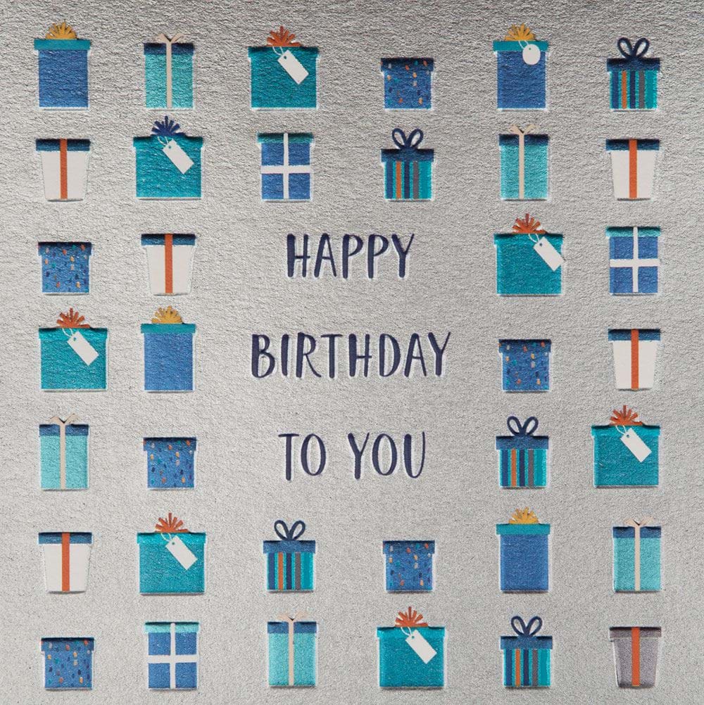 Presents Birthday Card