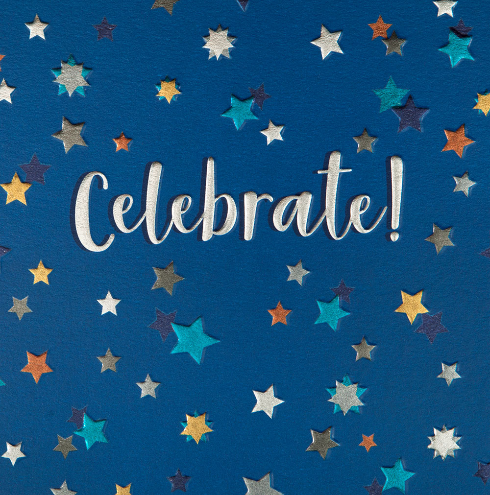 Celebrate Stars Birthday Card