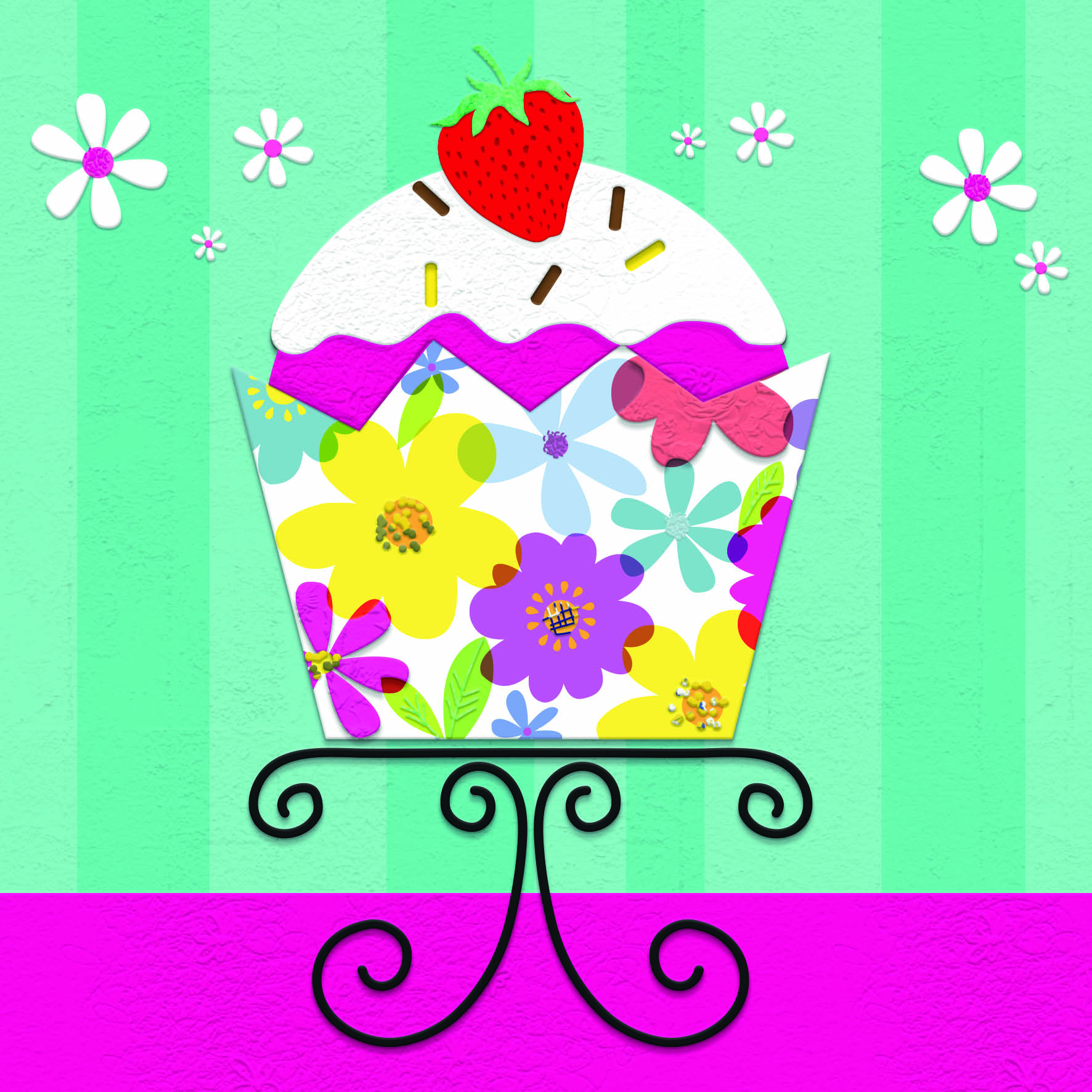 Cupcake Birthday Card