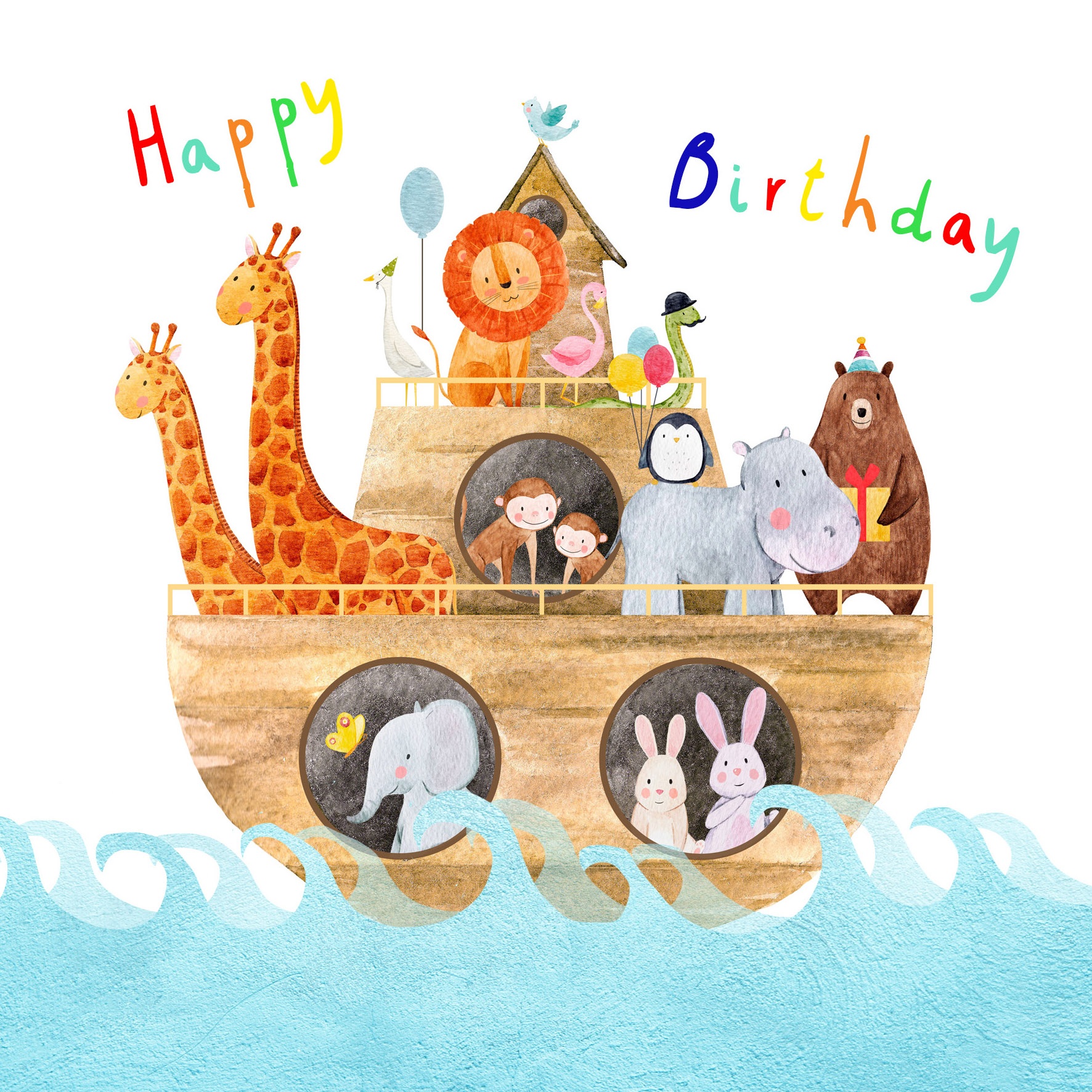 Animal Ark Birthday Card