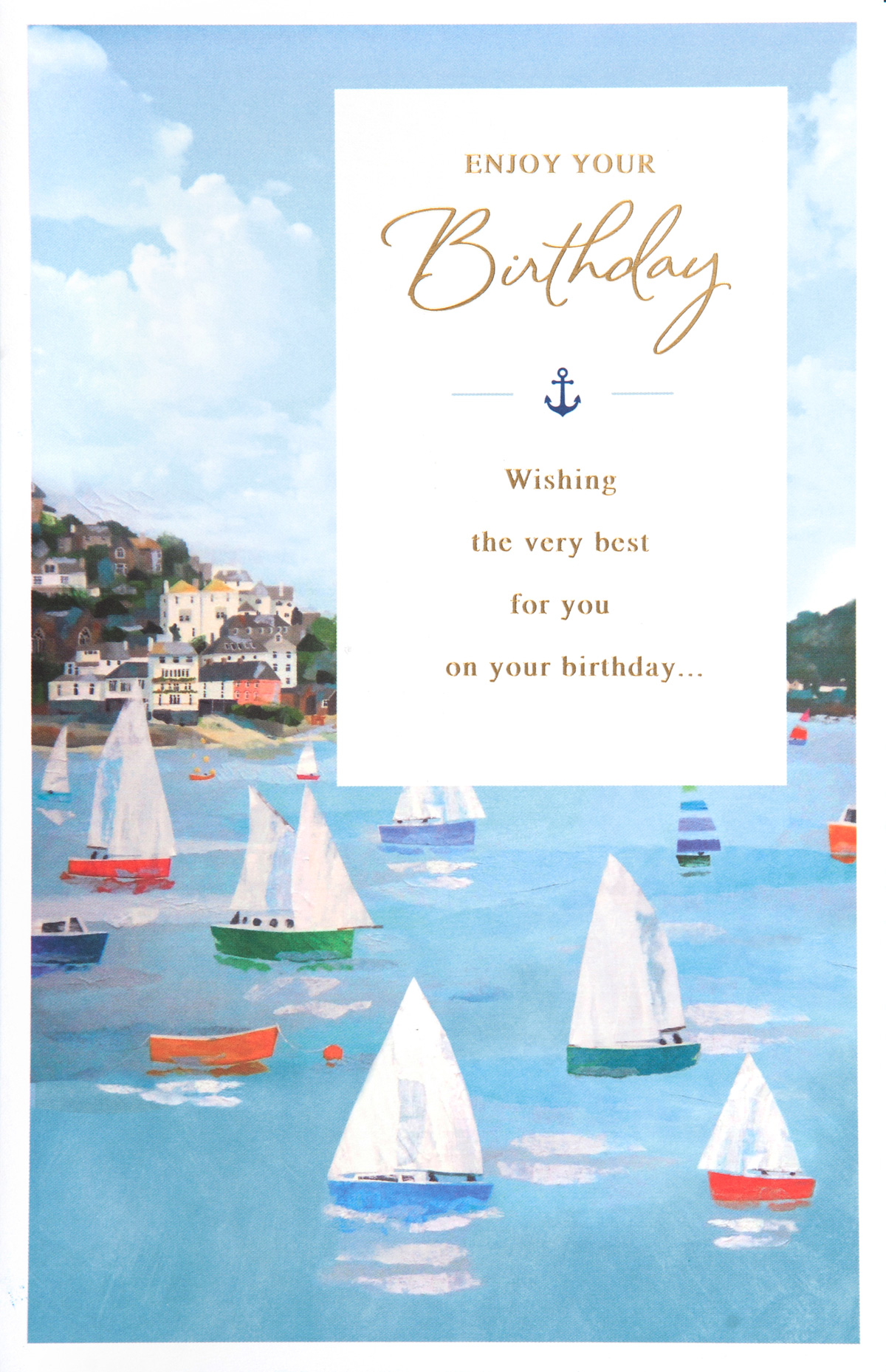 Sailing Boat Birthday Card