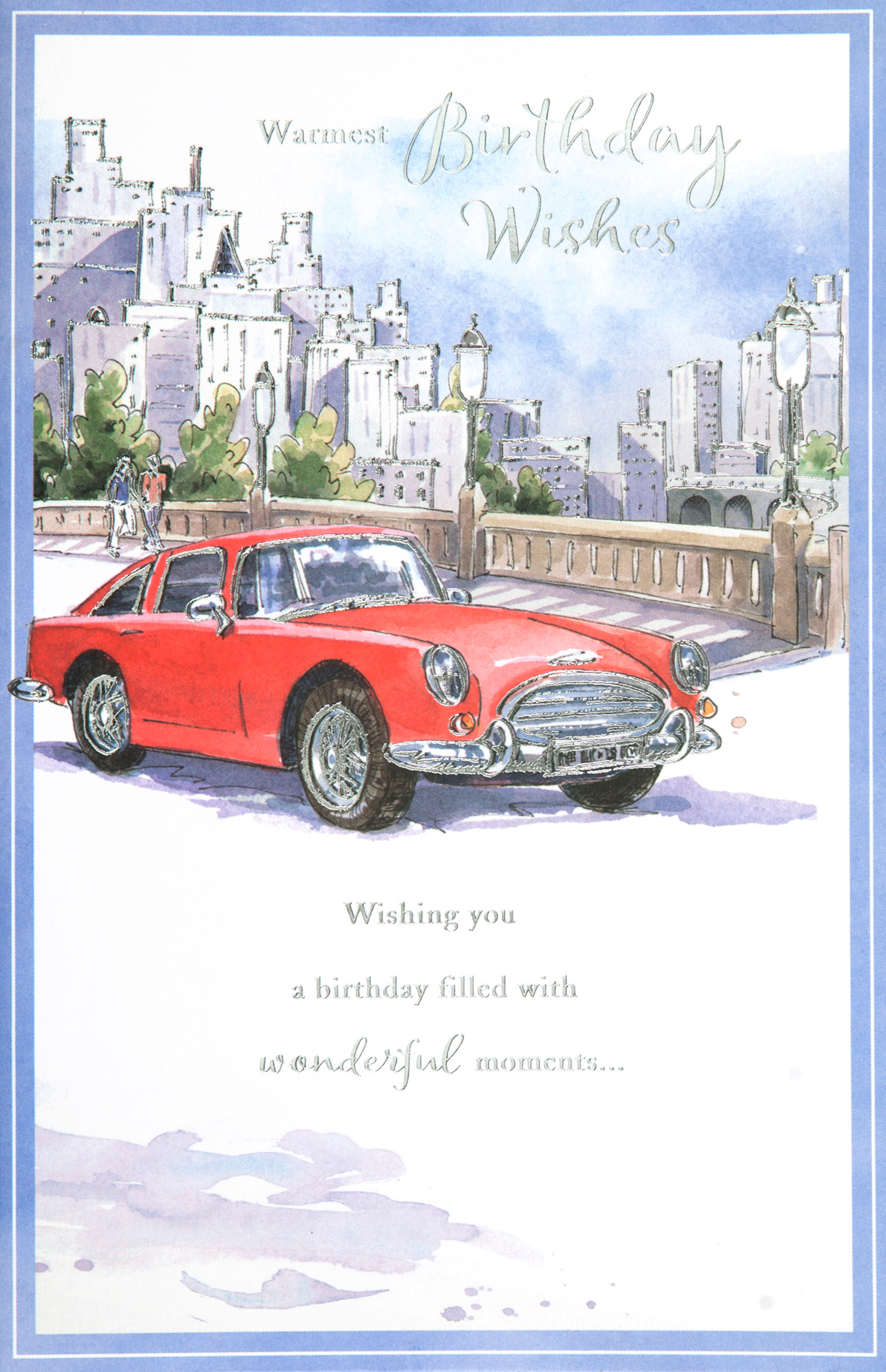 Red Car Birthday Card
