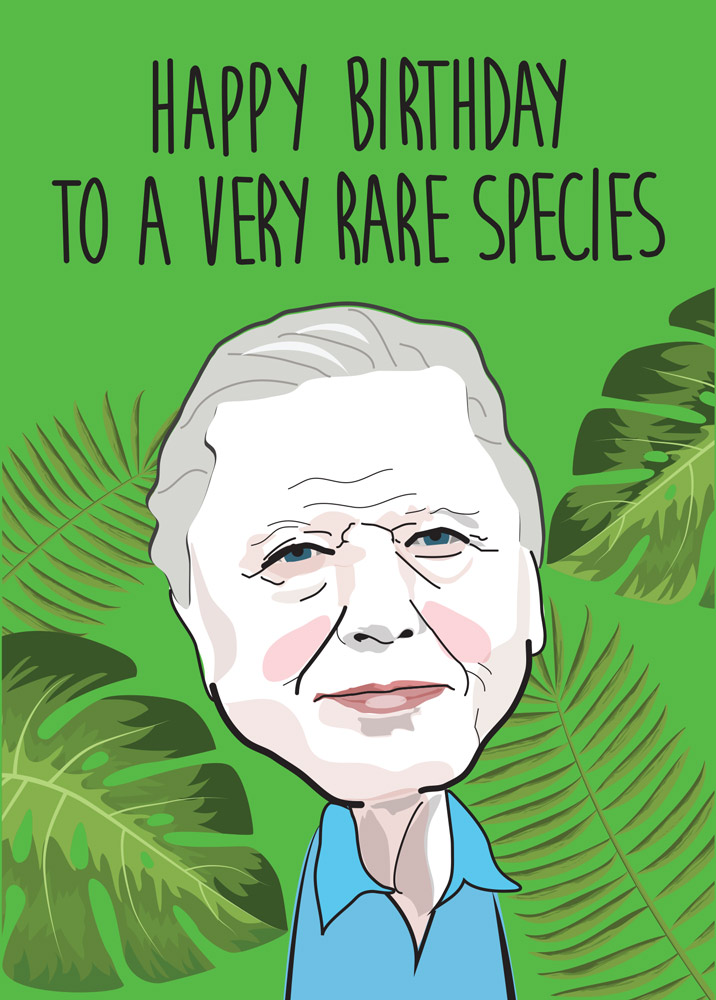 Rare Species Birthday Card