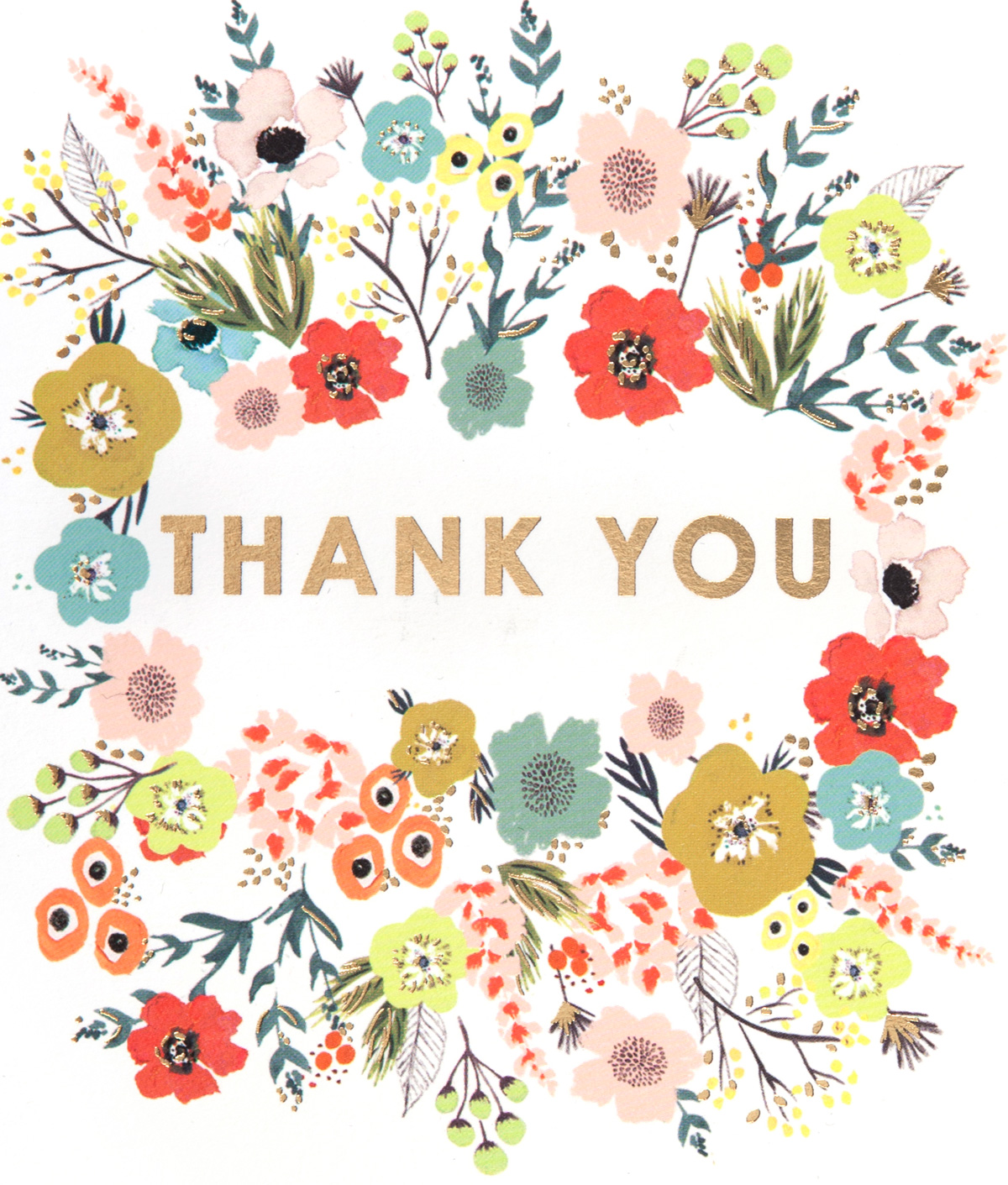 Floral Thank you Pack (5)