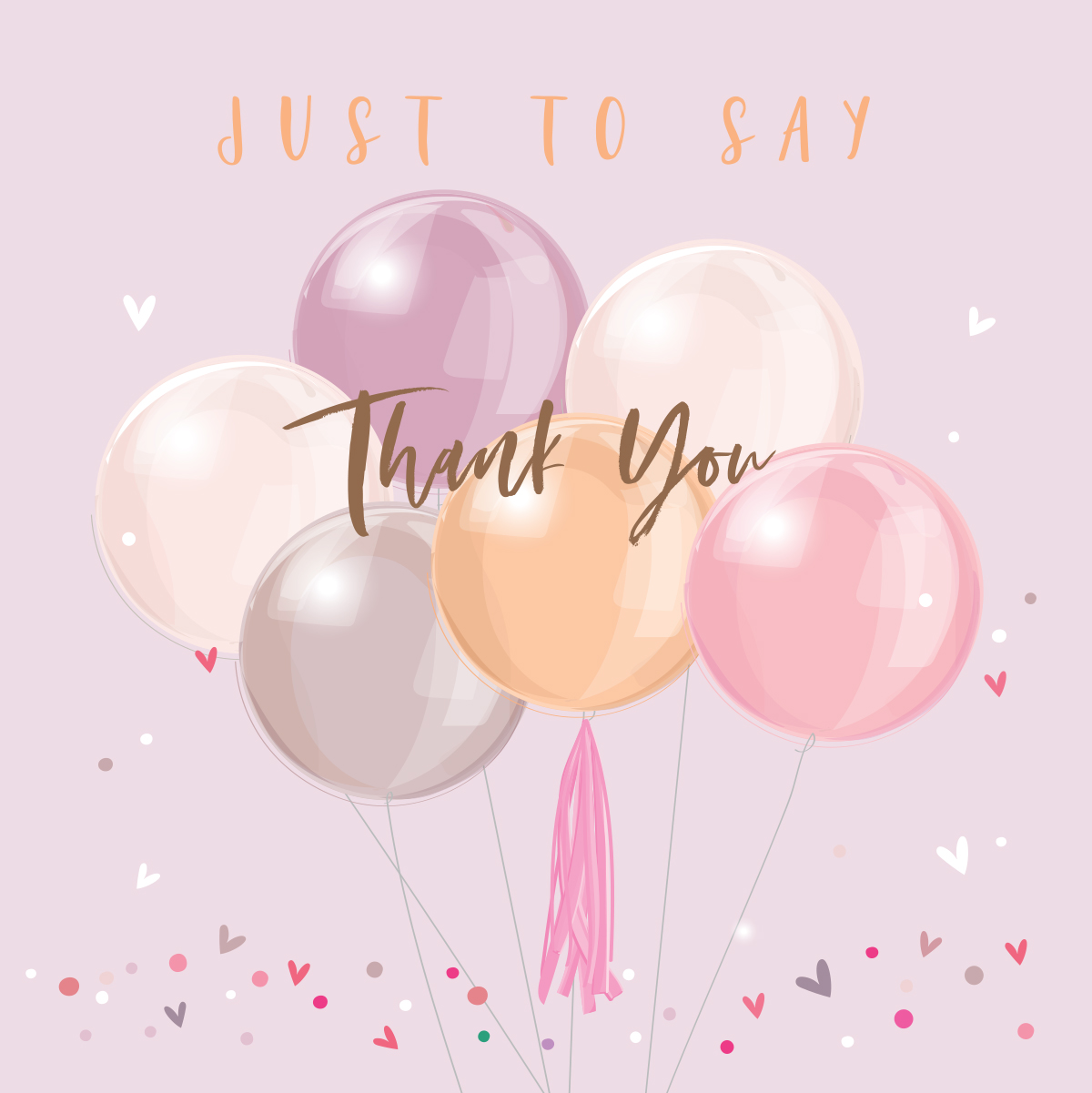 Balloons Thank you Card Pack (5)