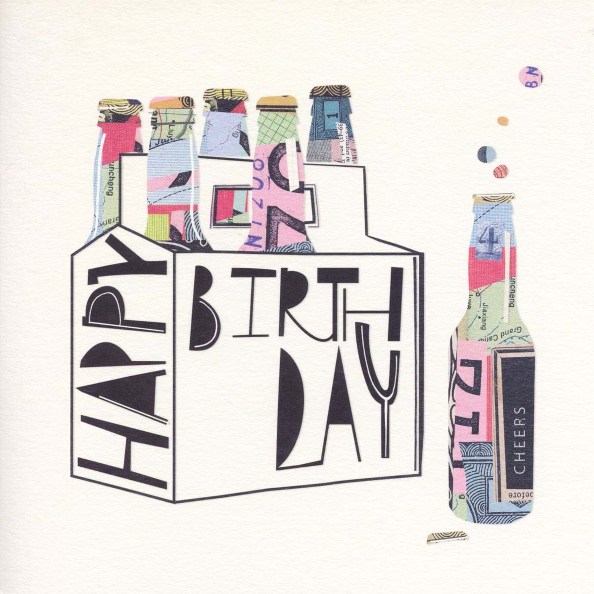 Crate of Beers Birthday Card