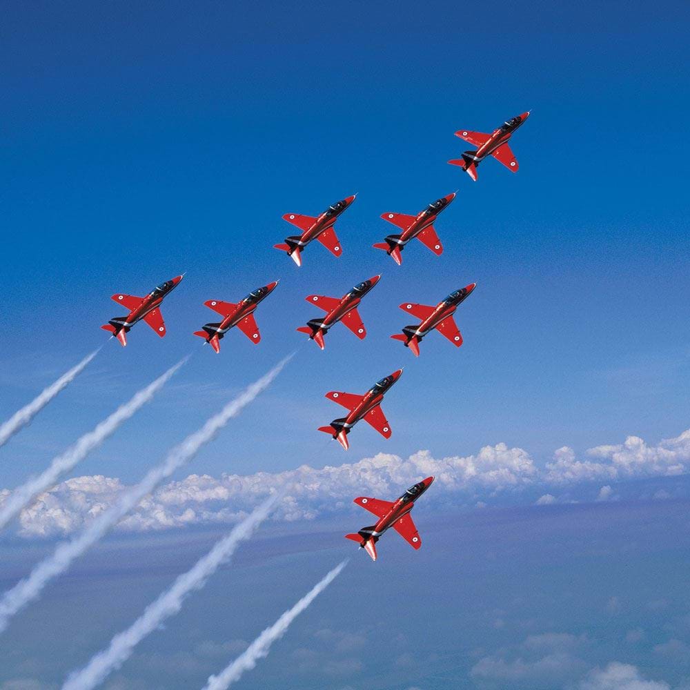 Red Arrows Greeting Card