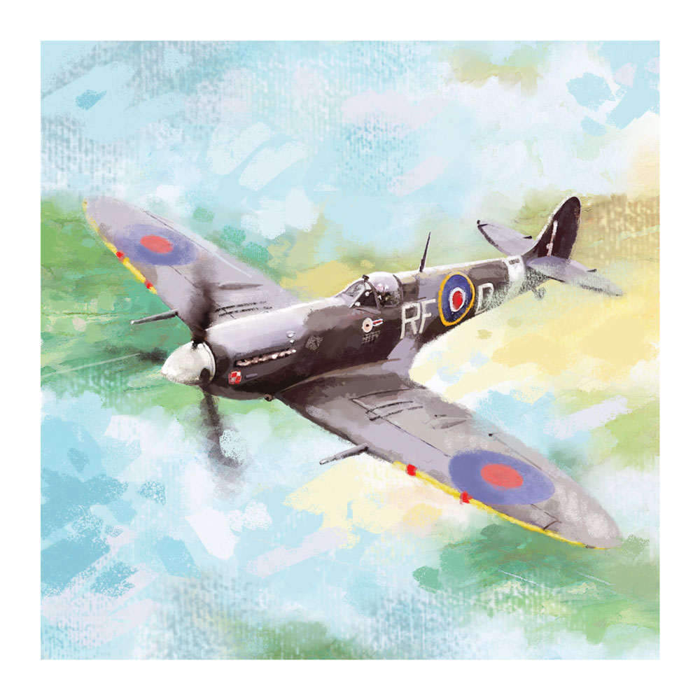 Spitfire Greeting Card