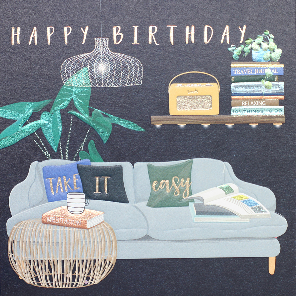 Take it Easy Birthday Card