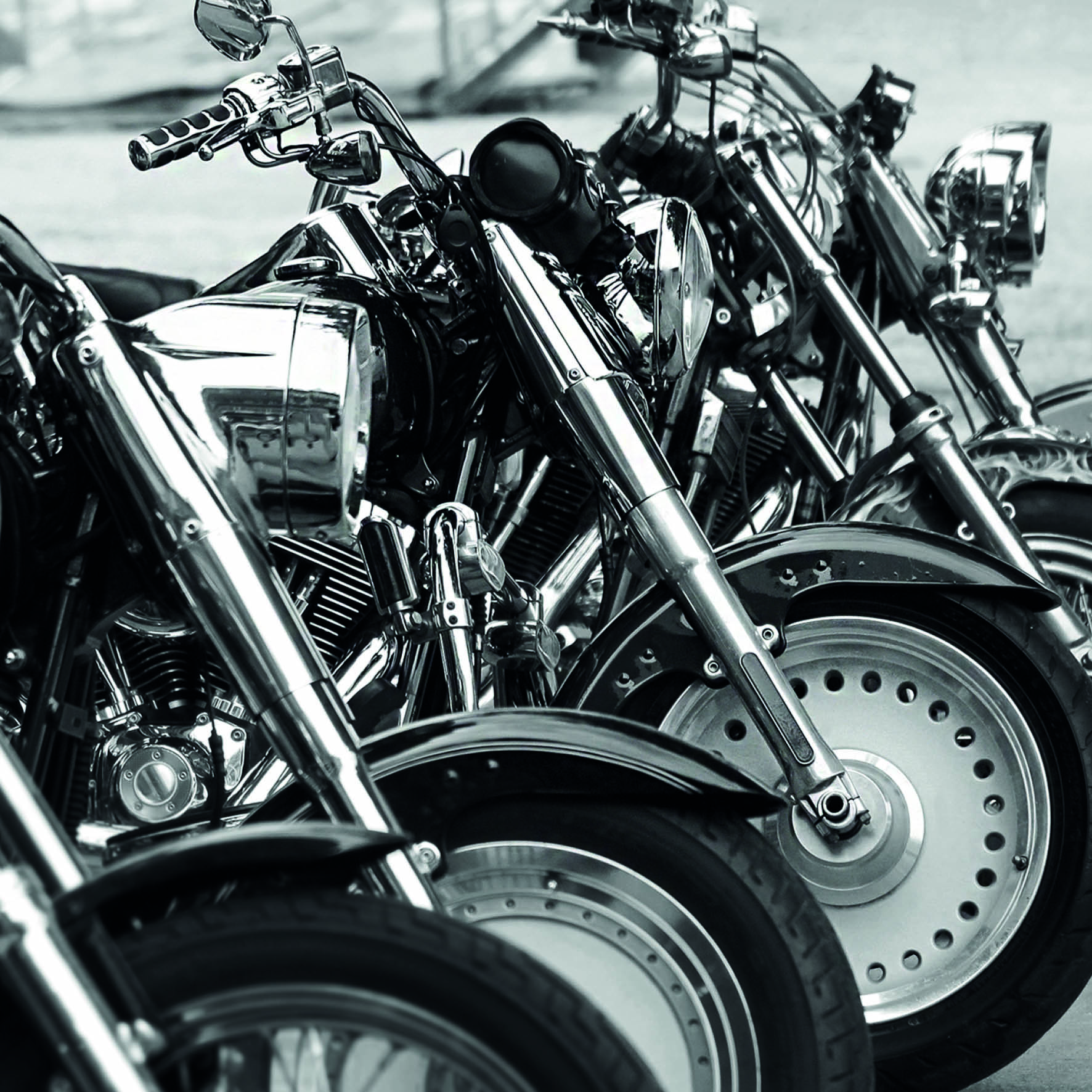Motorbikes Greeting Card