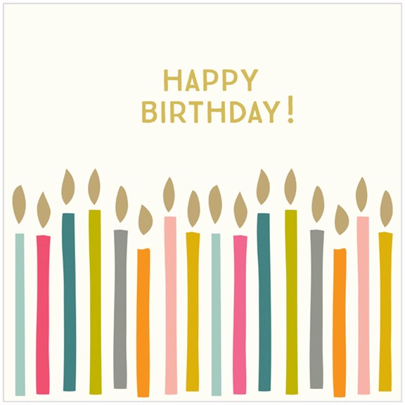 Candles Extra Large Birthday Card