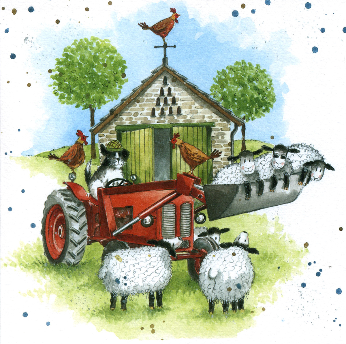Farming Fun Birthday Card