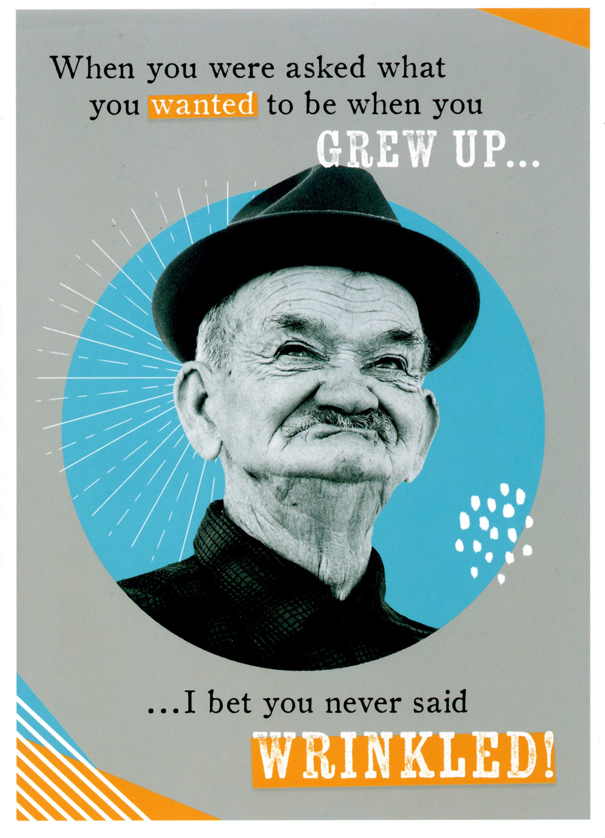 Wrinkled Birthday Card