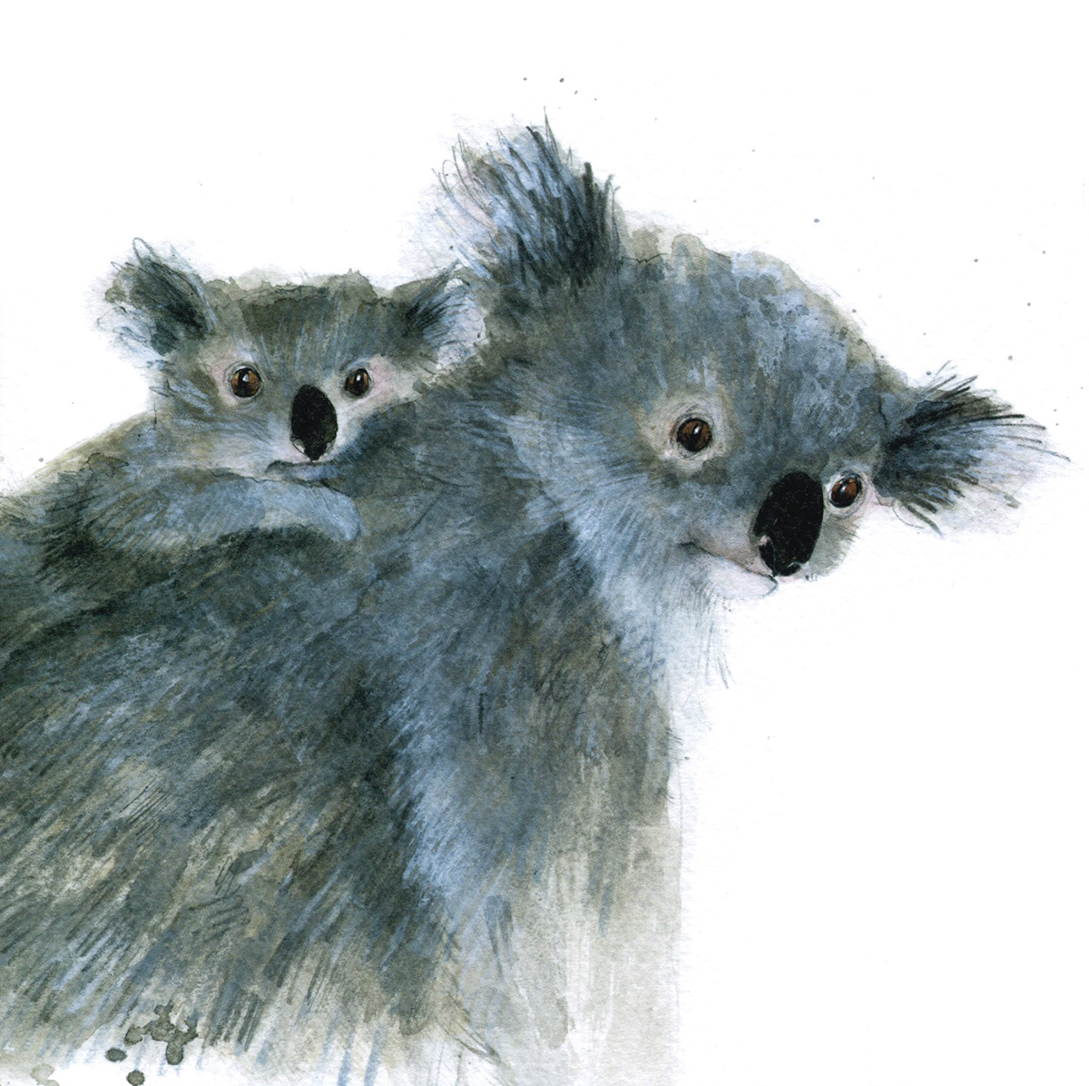 Koala Cuddles Greeting Card