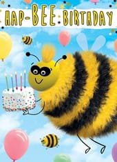 Bumble Bee Extra Large Birthday Card