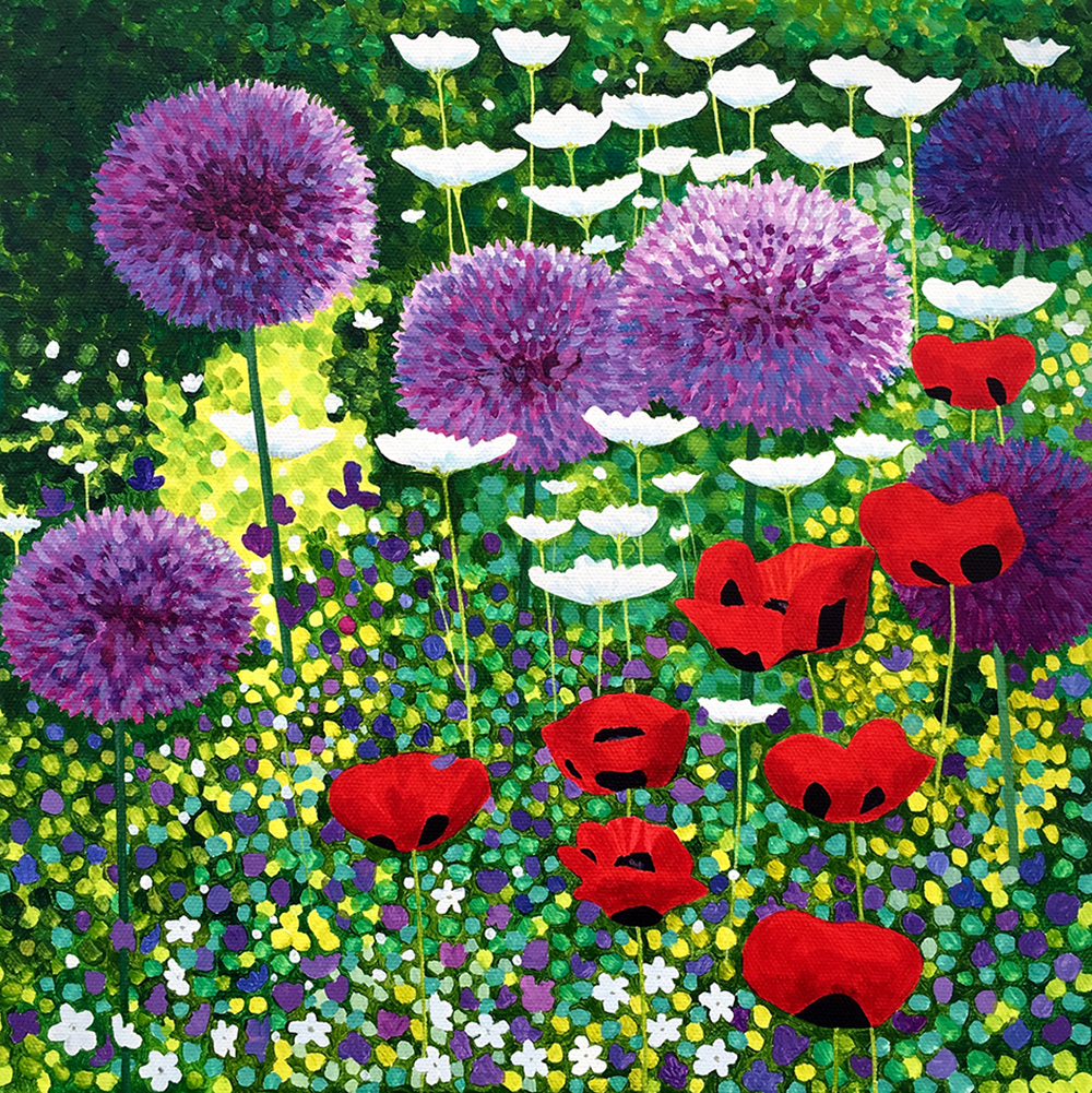 Summer Garden Greeting Card