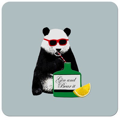 Gin and Bear It Coaster