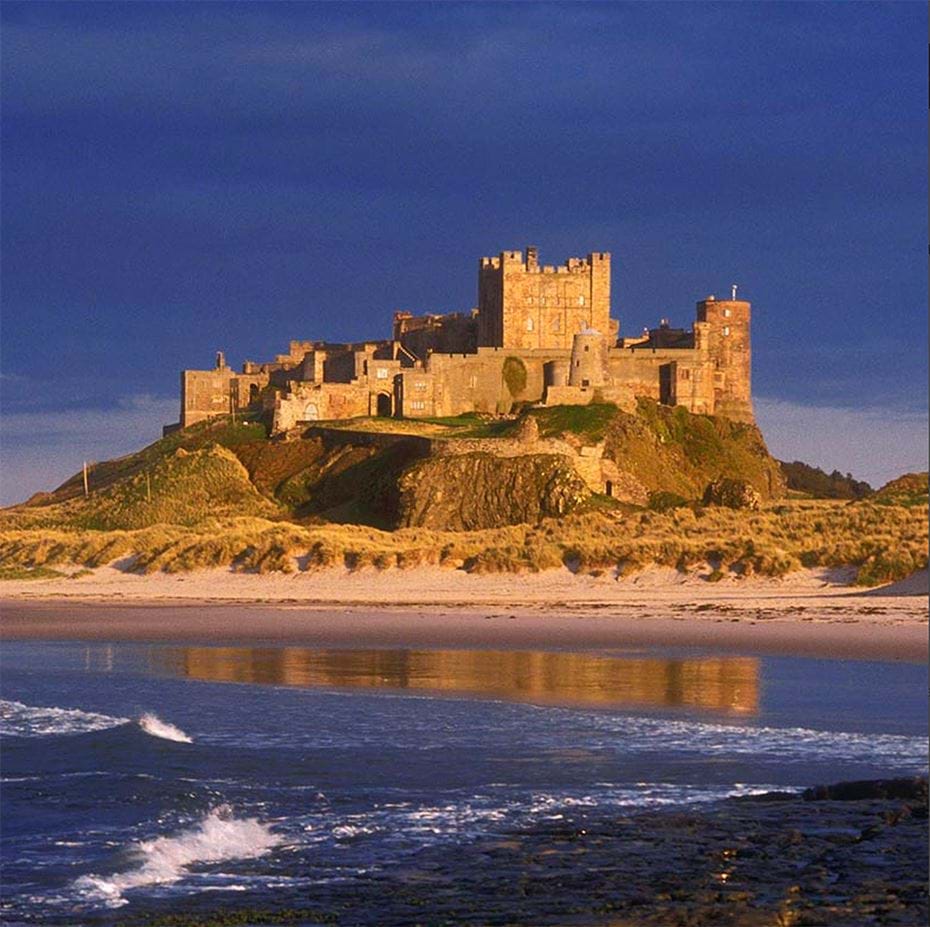 Bamburgh Castle Greeting Card