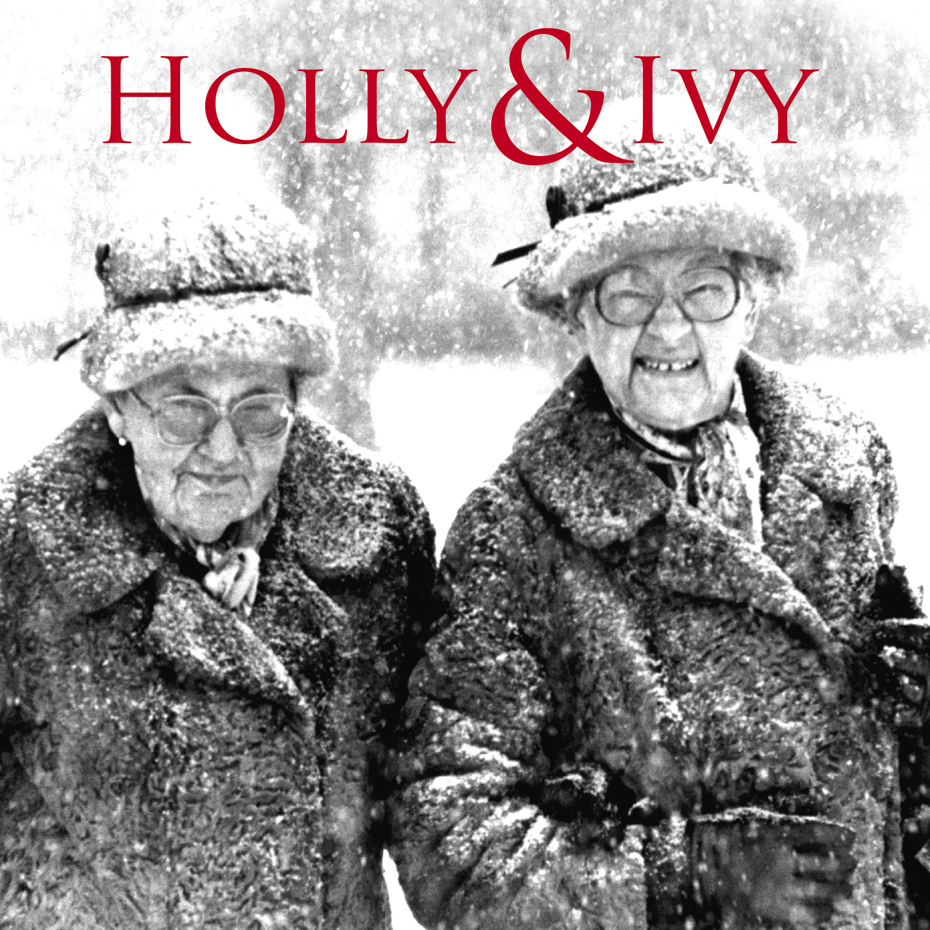 Holly and Ivy Personalised Christmas Card