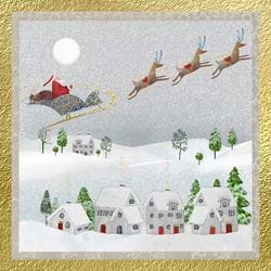 Above The Village Personalised Christmas Card
