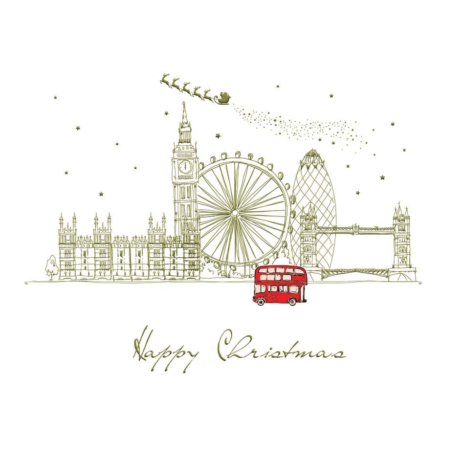 London - Personalised Christmas Card
