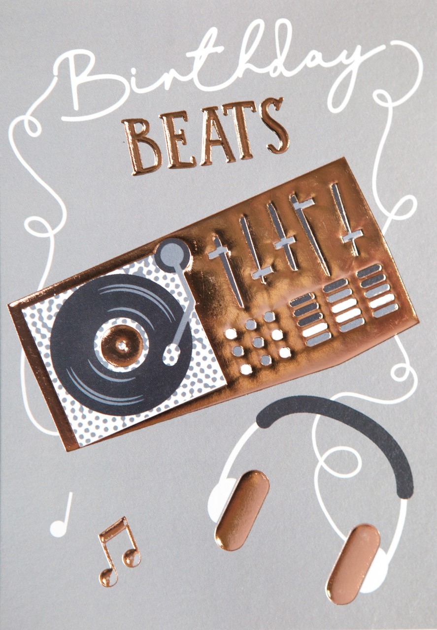 Beats Birthday Card