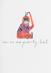 Dust Off Your Party Hat Birthday Card