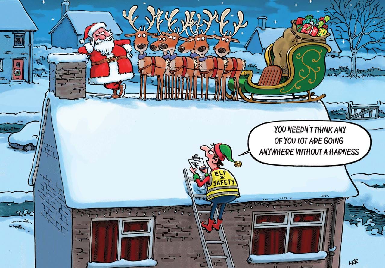 Elf and Safety Personalised Christmas Card