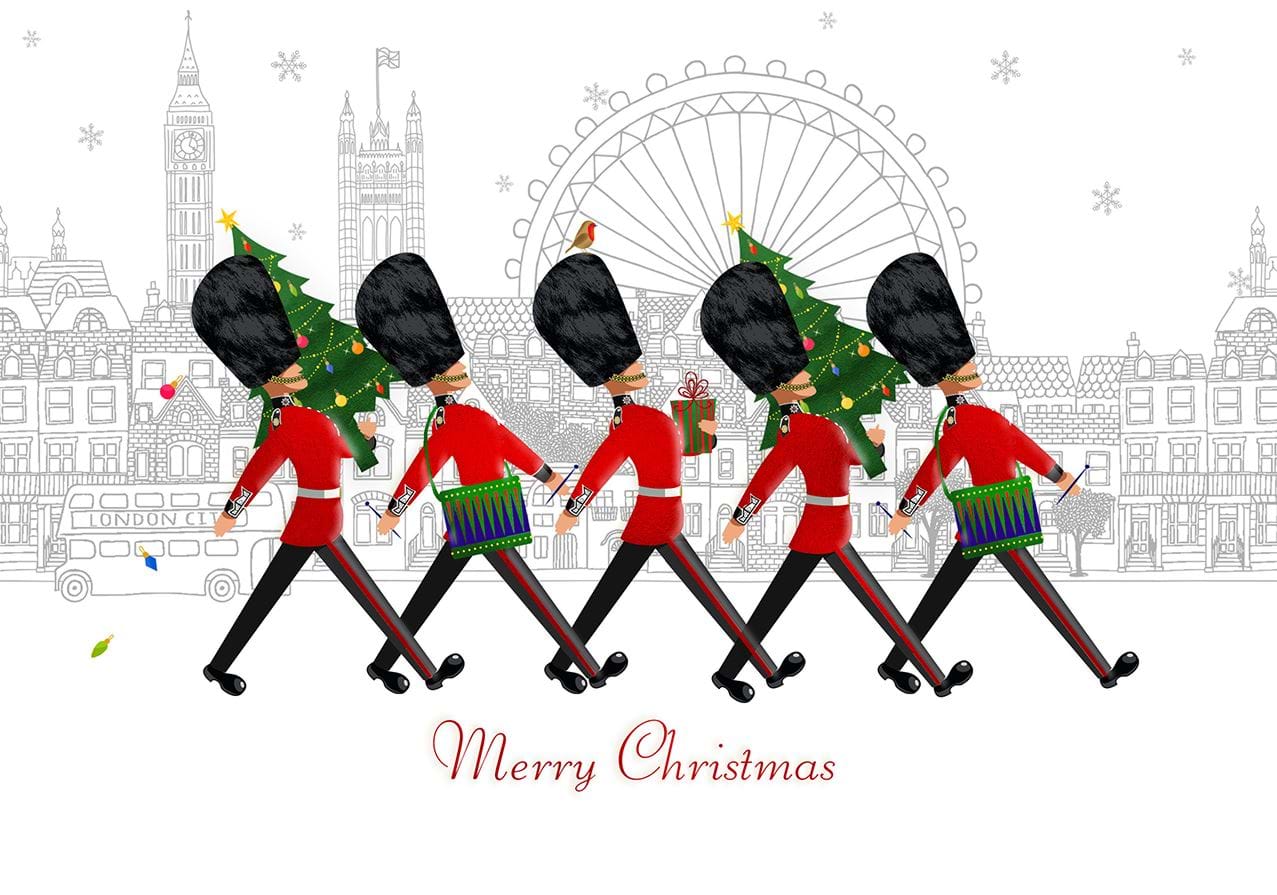 London Guards - Personalised Christmas Card