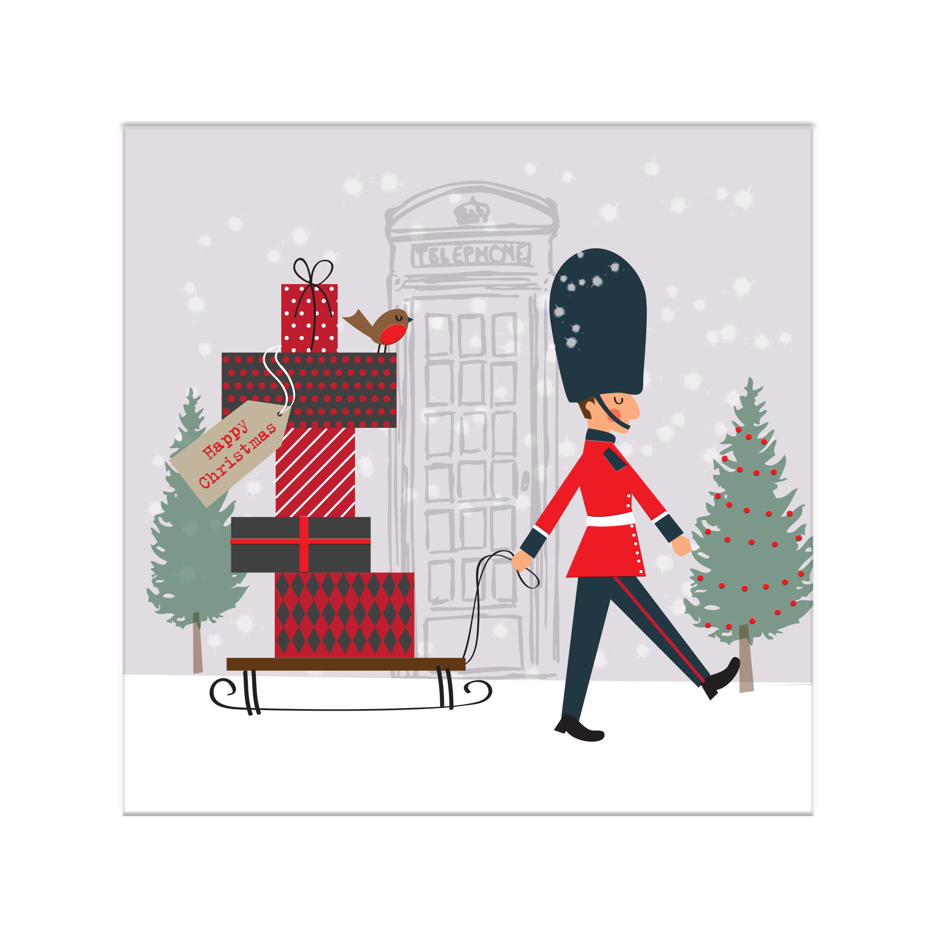 London Guard and Presents Personalised Christmas Card