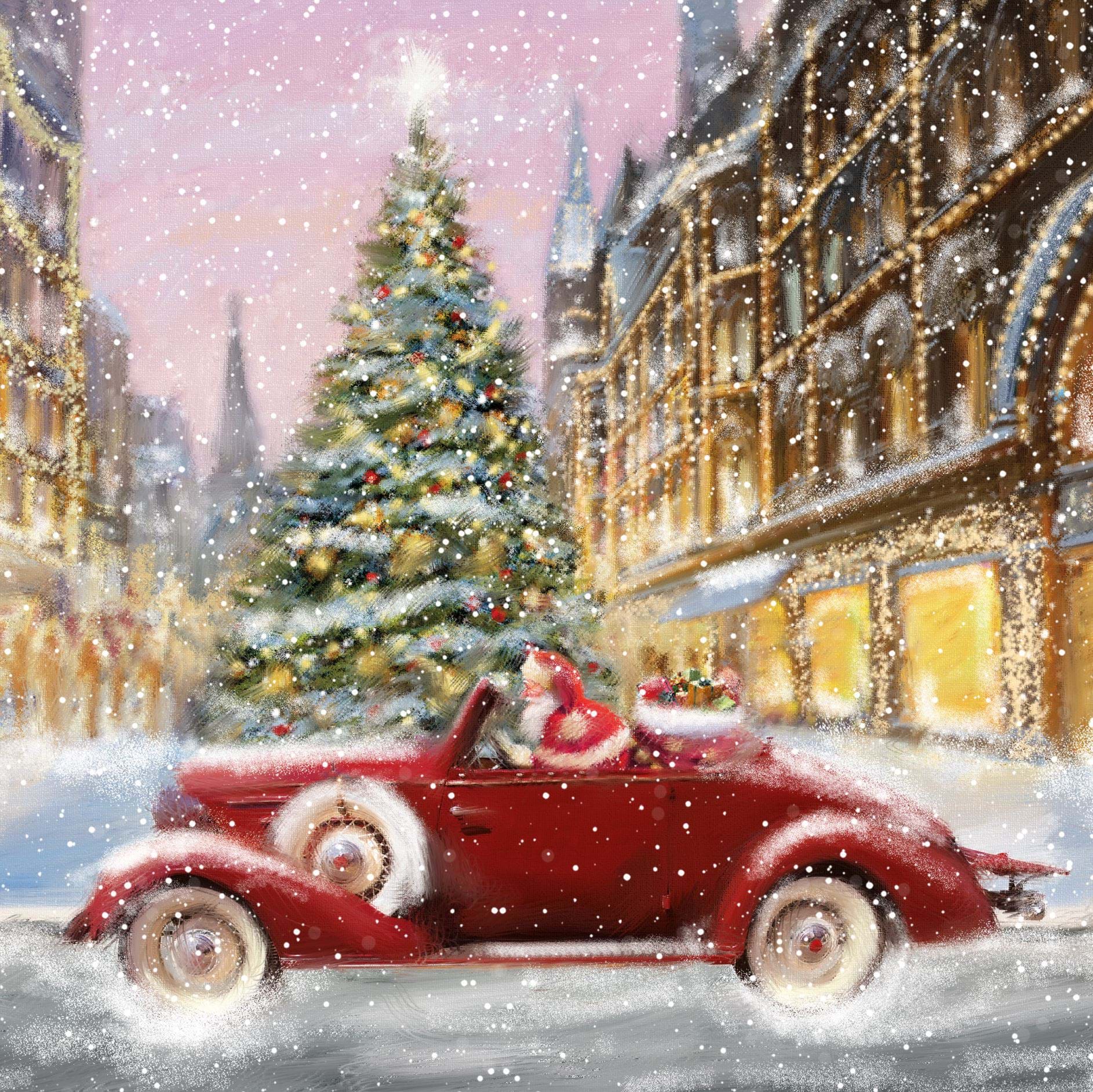Santa's Ride Personalised Christmas Card