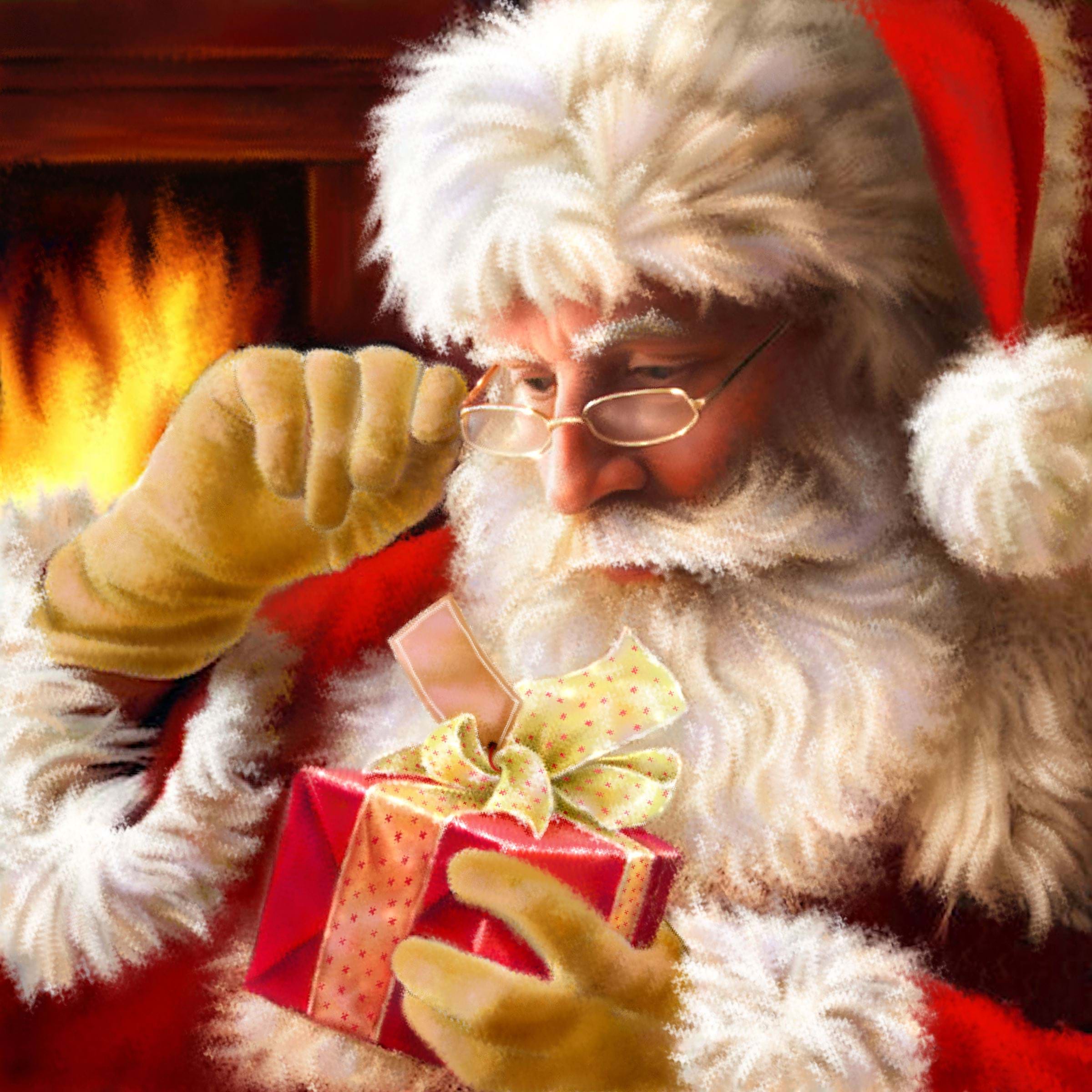 A Present Personalised Christmas Card