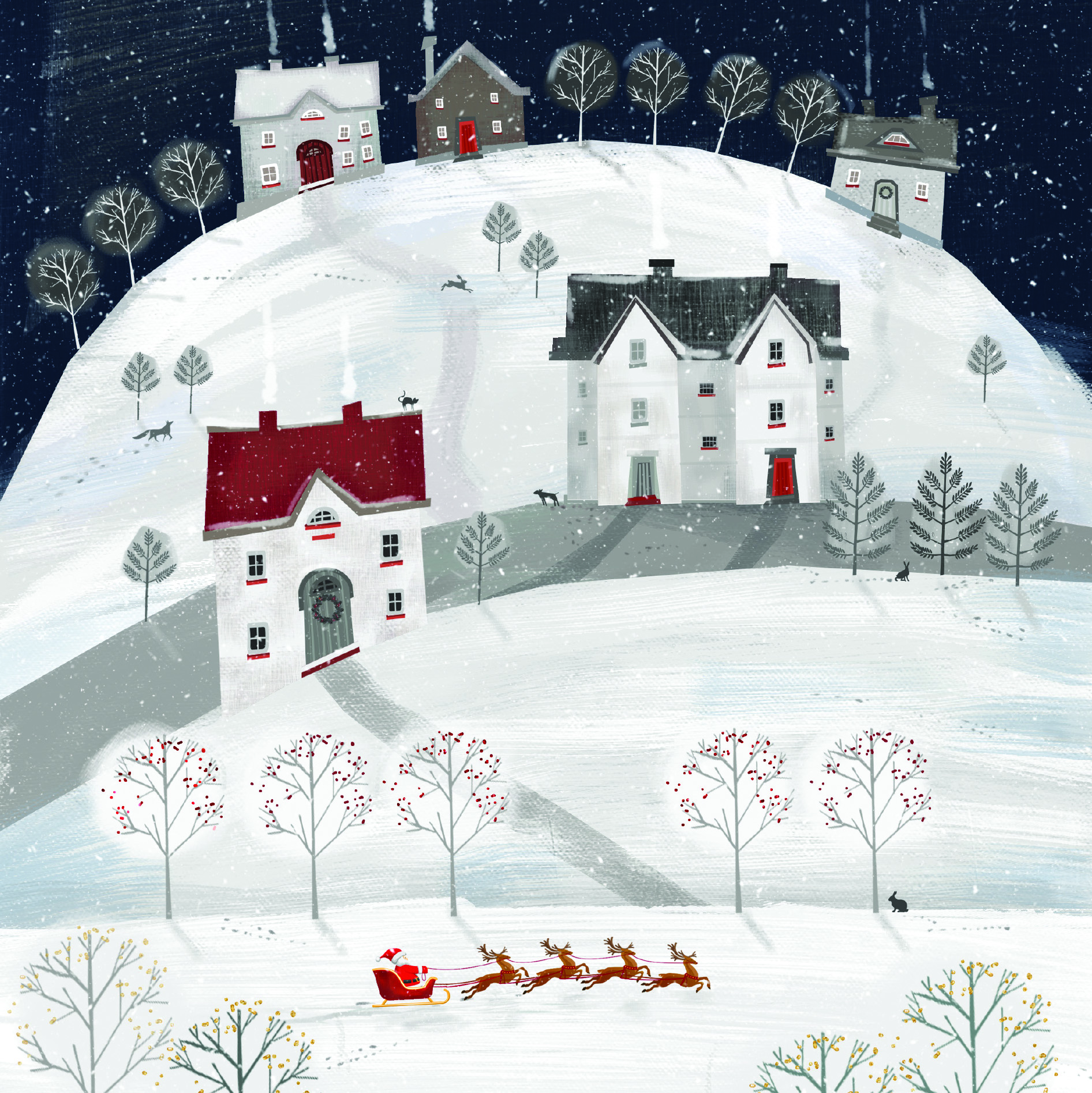 Twilight Village Personalised Christmas Card