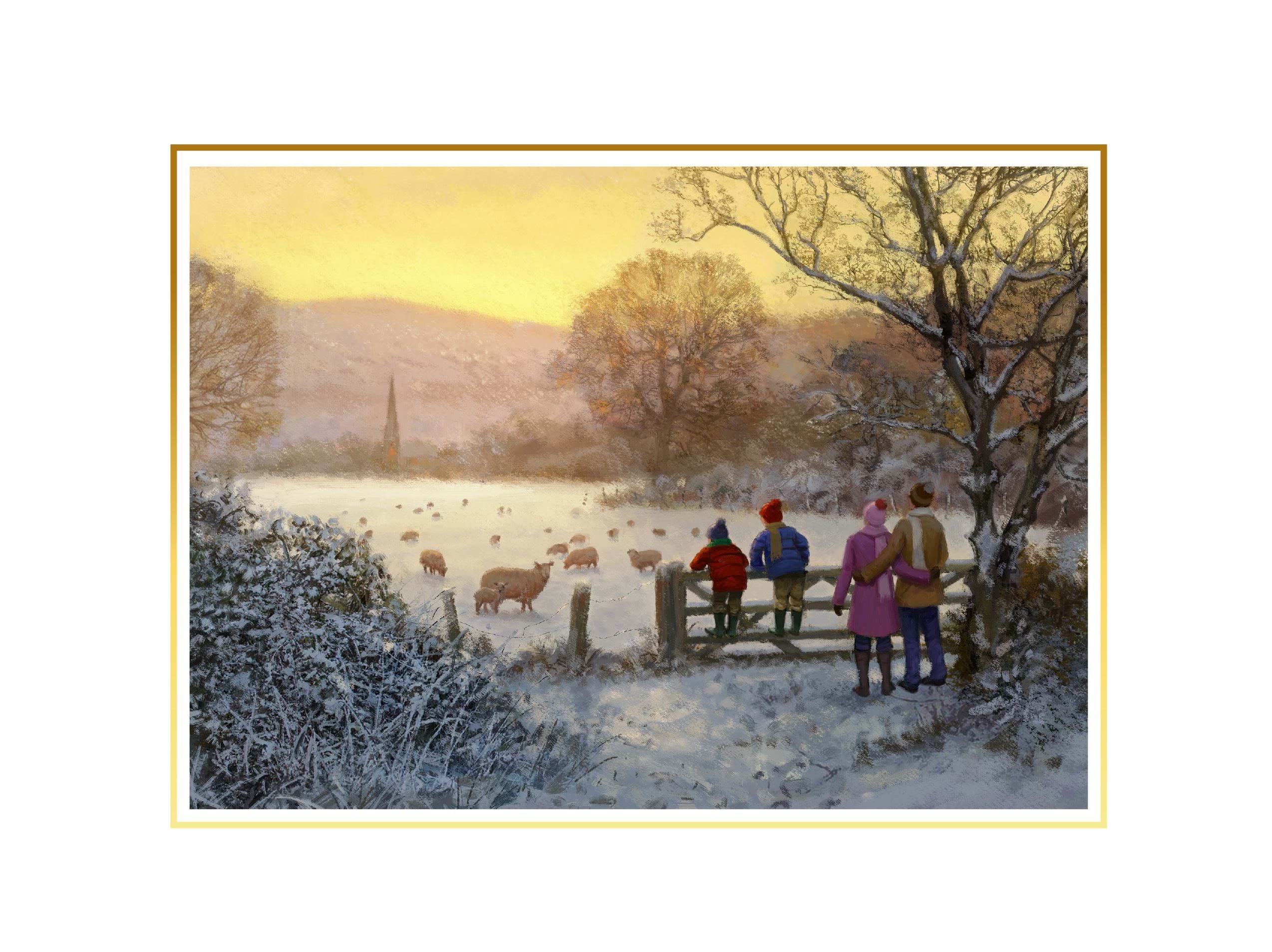 Family Time Personalised Christmas Card