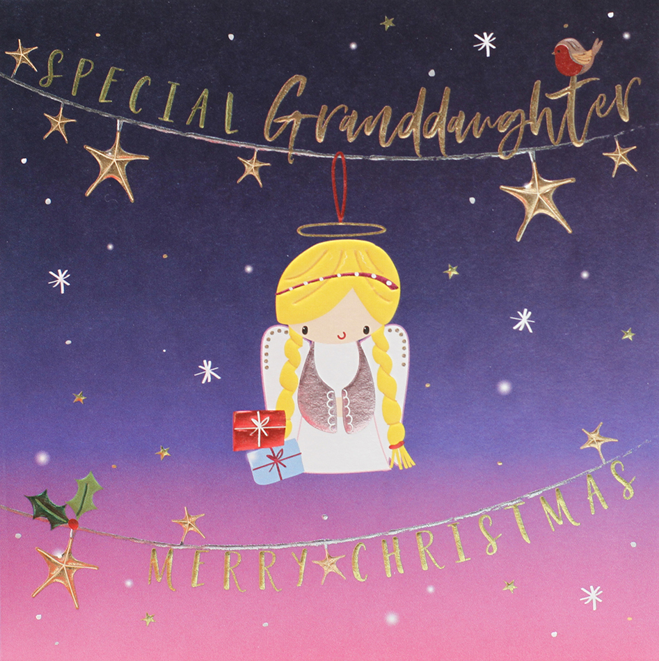 Little Angel Granddaughter Christmas Card