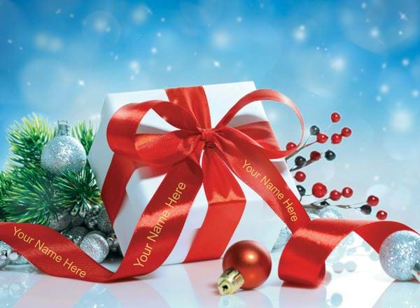 Christmas Gift Personalised Christmas Card - Front Personalised