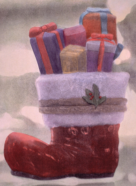 Christmas Stocking Personalised Christmas Card