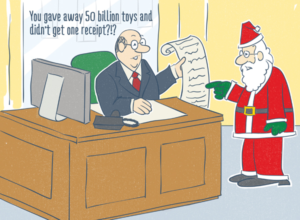 Christmas Accounts Personalised Christmas Card