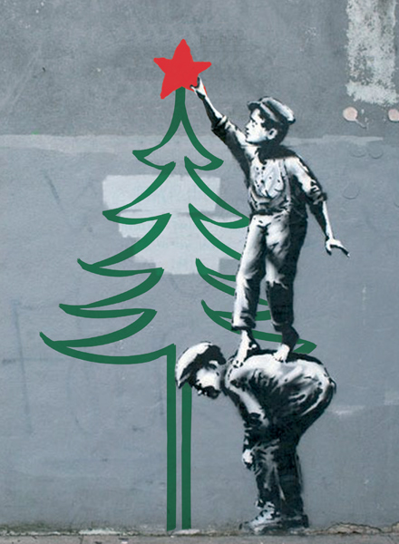A Helping Hand Personalised Christmas Card