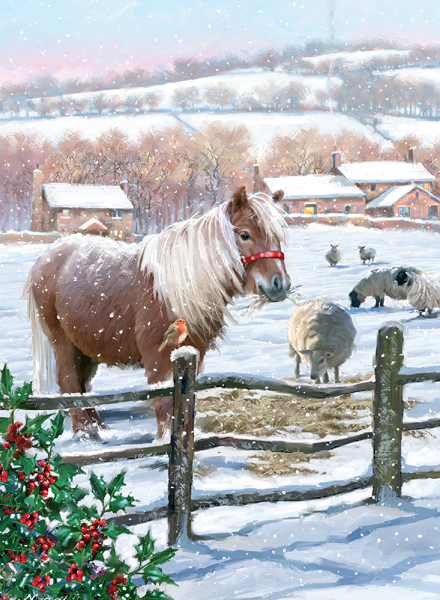Shetland Personalised Christmas Card