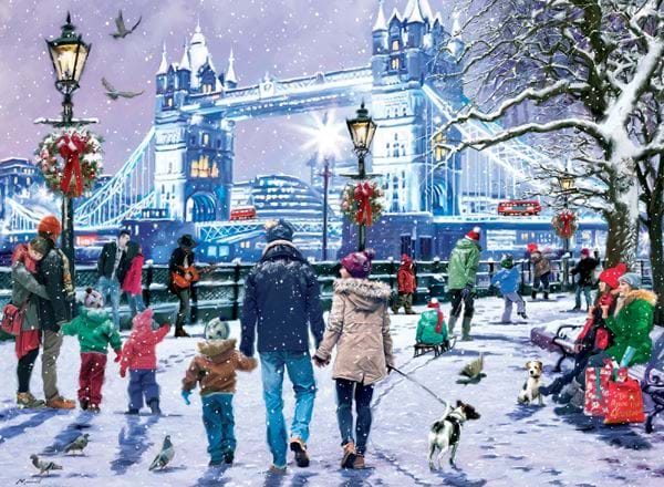 London Xmas Personalised Christmas Card